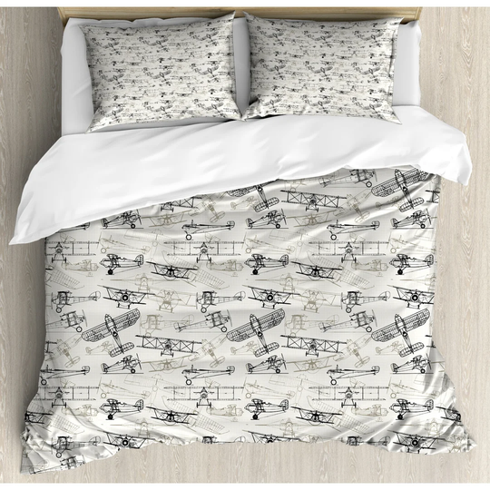 Sarcoxie White/Grey Microfibre 350 TC Duvet Cover Set