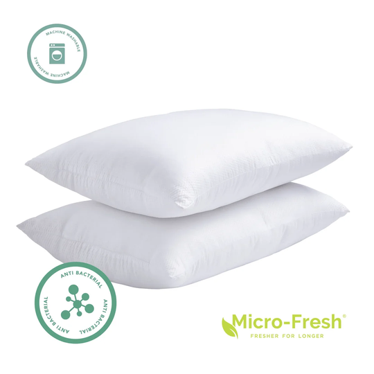 Polyester / Polyfill L48 x W74cm Medium Support Pillow