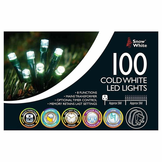 100Cm Plug-in 100 - Bulb Fairy Lights String Light