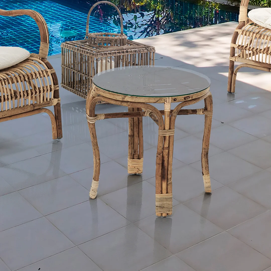 Sondra Rattan Coffee Table