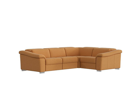 Nicoletti - Galileo Fabric Corner Sofa - Yellow