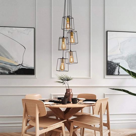 Naughton 5 - Light Novelty Square Pendant