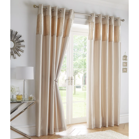 Delapena Eyelet Room Darkening Curtains (Set of 2)
