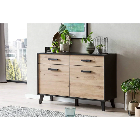 Linneus 126Cm Wide 2 Drawer Sideboard