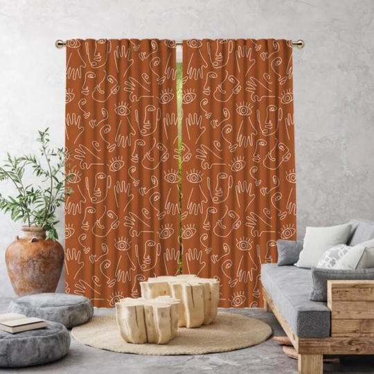 Bowlby Semi Sheer Curtains