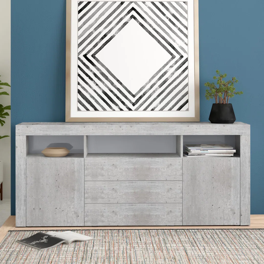 Eleada 166 cm Wide 3 Drawer Sideboard