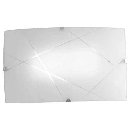 Campblin 1- Light LED White Flush Mounted Sconce