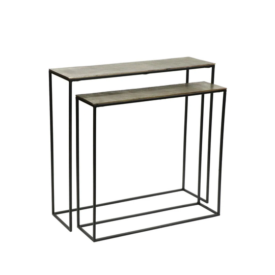Ezmariah 2 Piece 90Cm Console Table Set