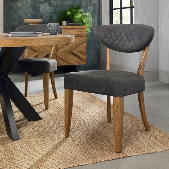 Maestas Side Chair in Dark Grey