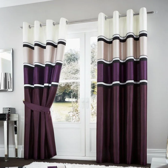 Battle Eyelet Room Darkening Curtains