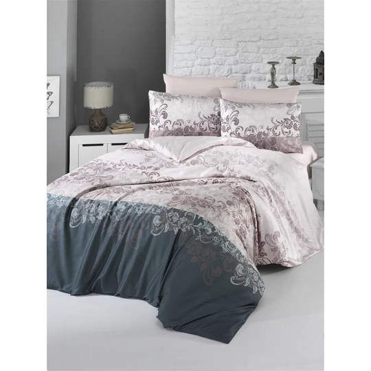 Benno Cotton Satin 210 TC Modern & Contemporary Duvet Cover Set