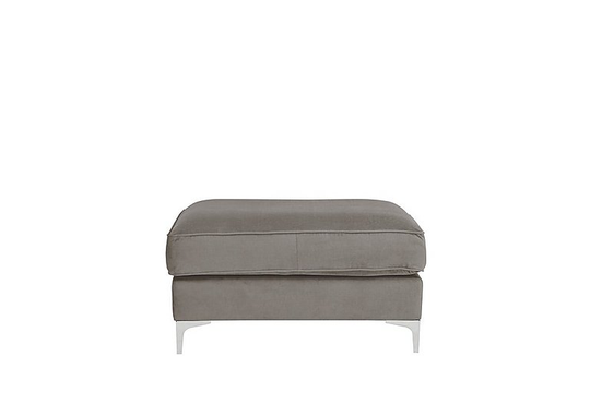 Legend Fabric Footstool - Grey