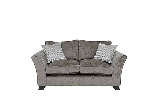 Sasha 2 Seater Classic Back Sofa - Grey