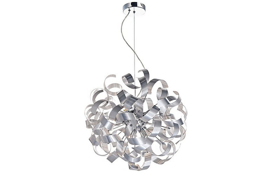 Rawley 9 Light Pendant Aluminum