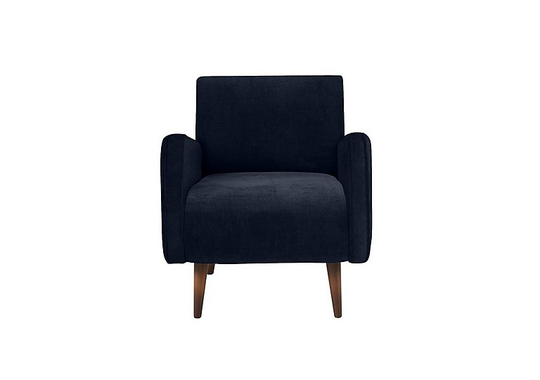 Alexander and James - Sumptuous Fabric Accent Chair - Blue