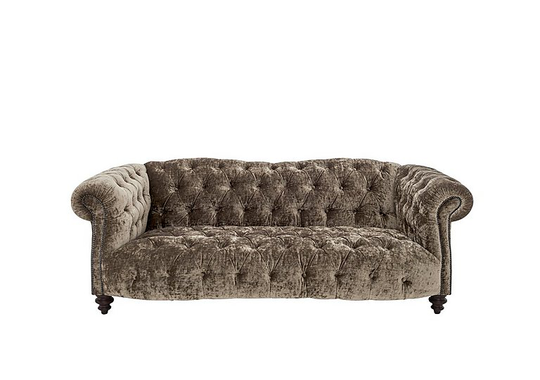 Tetrad - Southwood 3 Seater Velvet Sofa - Beige