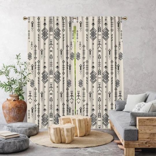 Anjelita Semi Sheer Curtains