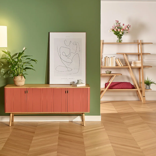 KYOTO Curved Sideboard Pink by Robin Interiors
