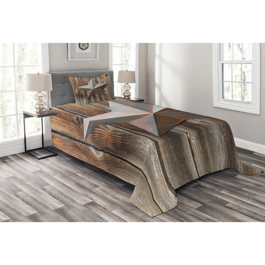 Afza Bedspread Set with Pillow Sham