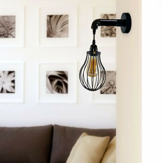 Milda 1 - Light Dimmable Black Barn Light