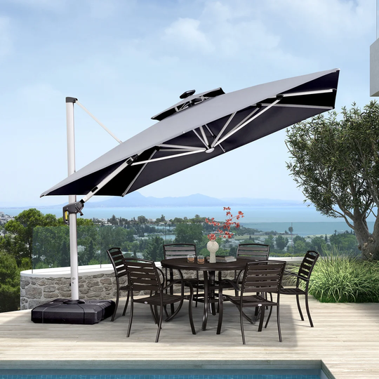 Dickson 3.3m Square Cantilever Parasol