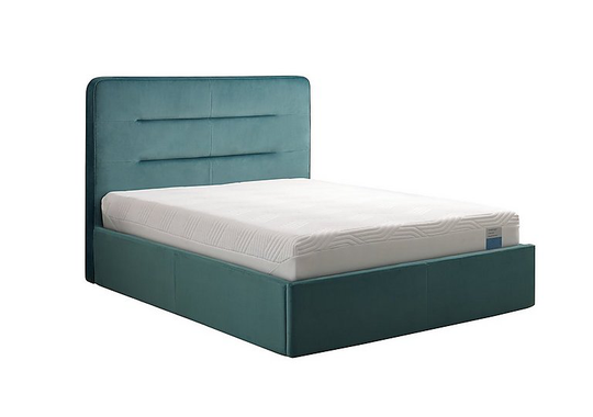 TEMPUR - Linear Ottoman Bed Frame - Double - Teal