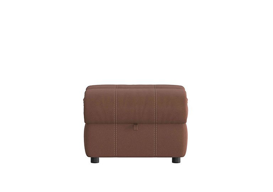 Link Fabric Footstool - Brown