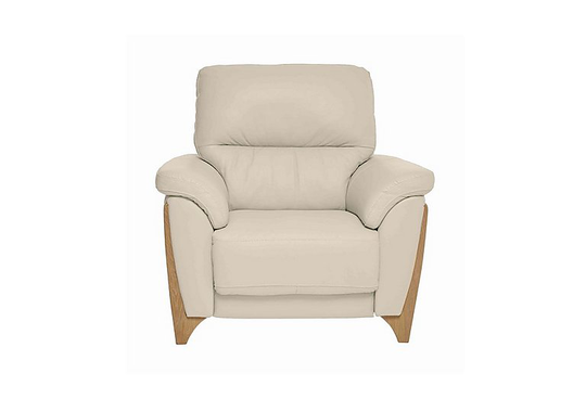 Ercol - Enna Leather Armchair - Cream