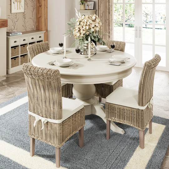 4 - Person Pine Solid Wood Dining Set