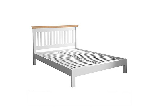 Ottaway Bespoke Slatted Bed Frame - Super King - White