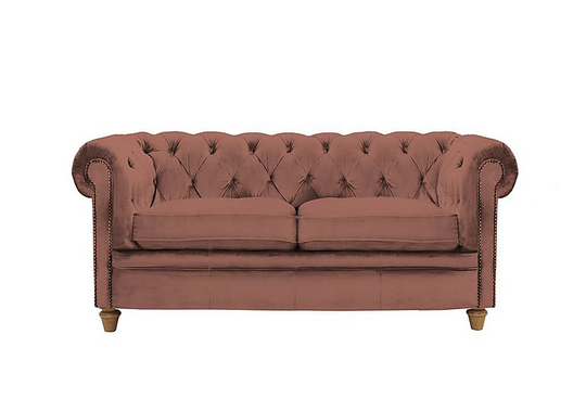 Alexander and James - New England Newport 2 Seater Fabric Sofa - Red
