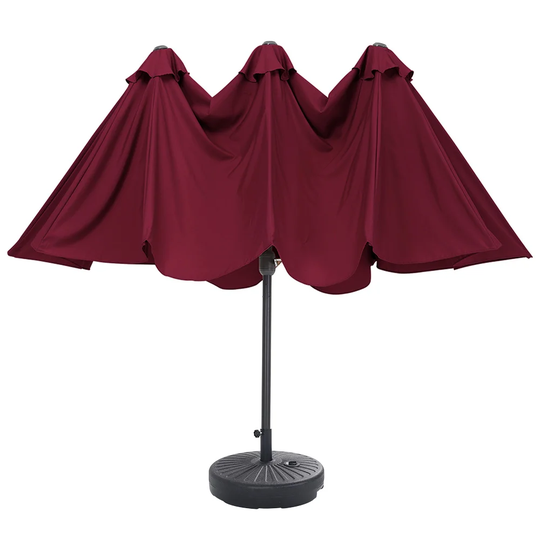4.6m x 2.7m Rectangular Traditional Parasol