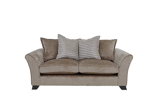 Sasha 3 Seater Scatter Back Sofa Bed - Brown