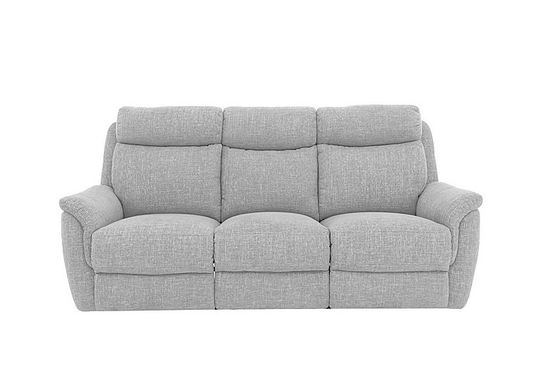 Orlando 3 Seater Fabric Sofa - Grey