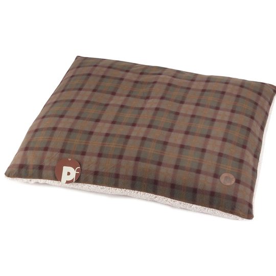 Alcester Pillow in Brown/Green/Cream