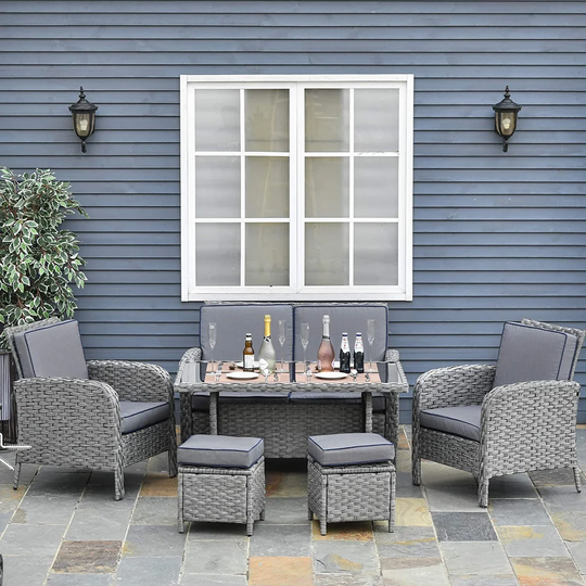 Fifi 6 Seater Rattan Sofa Set
