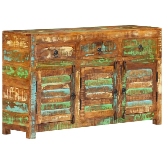 Union Rustic Sideboard 110X30x65 Cm Solid Wood Reclaimed