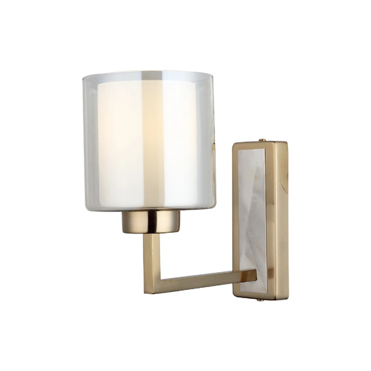 Davon 1 - Light Gold Armed Sconce