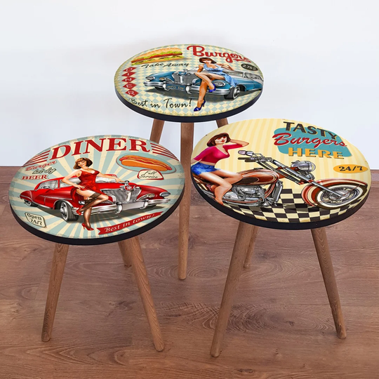 Alderete 3 Piece Nest of Tables