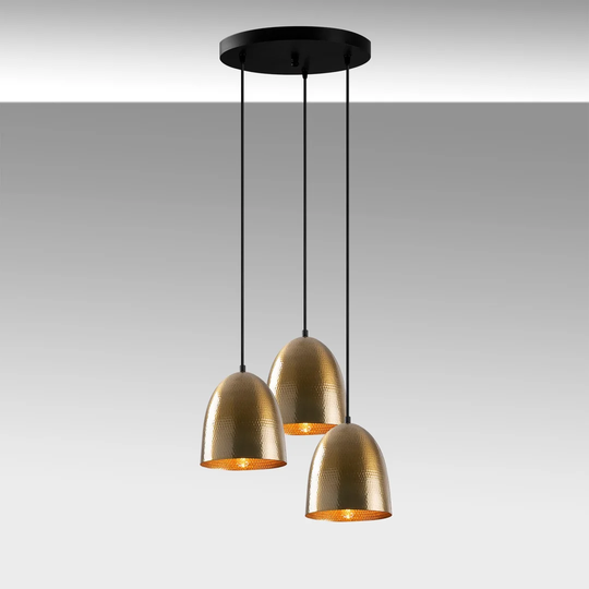Manistique 3 - Light Cluster Dome Pendant