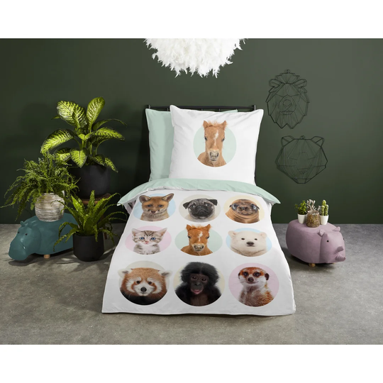 Bedding 135x200+1-80x80 Kids Good Morning No. 20020 Multi