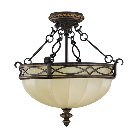 Pritzker 2 Light Semi Flush Ceiling Light