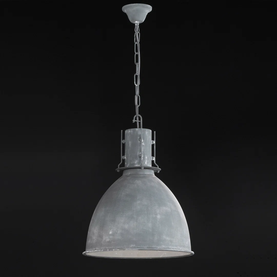 Borough Wharf Montana Pendant Light 1 Light Source Concrete