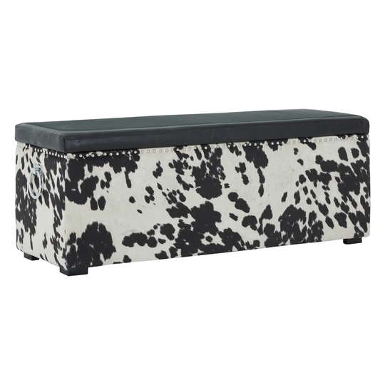 Leather Storage Bench