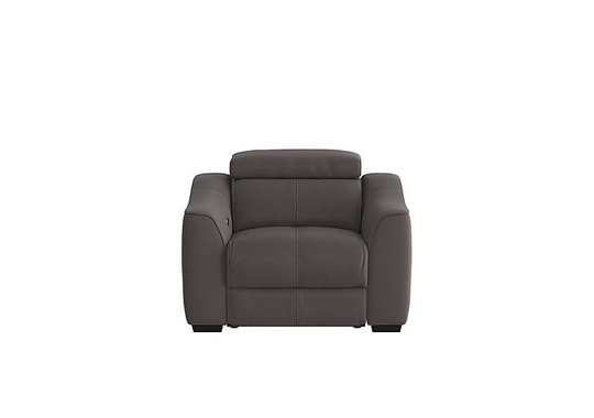 Elixir Fabric Manual Recliner Armchair - Grey