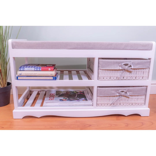 Suanne Wicker Storage Bench