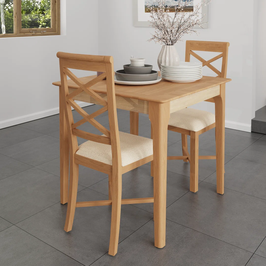 2 - Person Solid Wood Dining Set