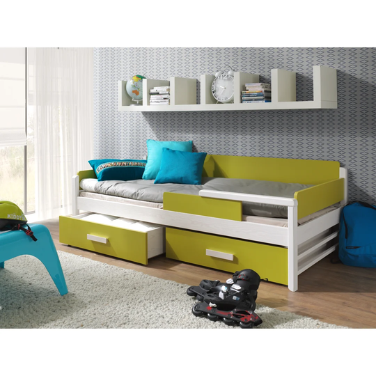 Moye Convertible Toddler Bed with Drawers