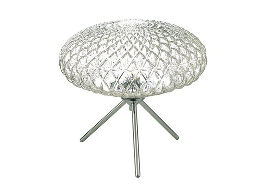 Bibiana Large Clear Glass Table Lamp