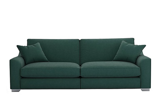 The Lounge Co. - Isobel 4 Seater Fabric Sofa - Green